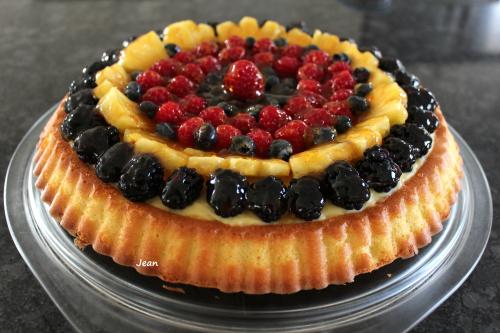 Gâteau à la crème aux baies et ananas de Nell | Photo de Nell