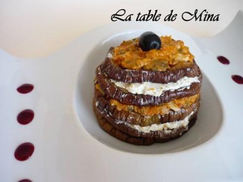 Mille-feuilles d'aubergines rondes de Mamina13 | Photo de Mamina13