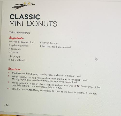 Mini beignets classique de Mini Donut Maker | Photo de PassionRecettes