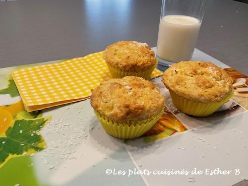 Muffins aux ananas et noix de coco de Estherb | Photo de Estherb