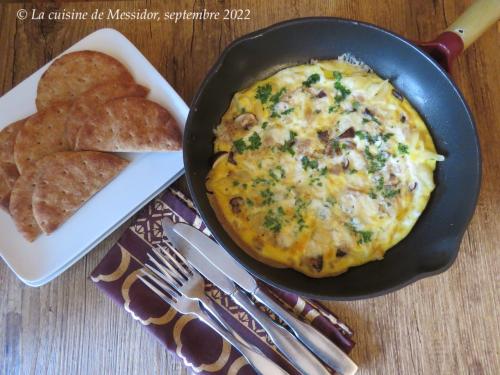 Omelette dépanneuse, thon et champignons + de Messidor | Photo de Messidor