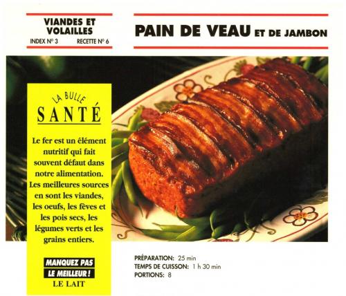 Pain de veau et de jambon de Bon Appétit | Photo de PassionRecettes