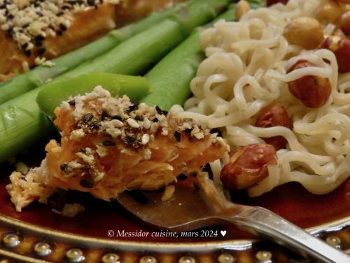 Pavés de saumon croustillants, façon chinoise + de Messidor | Photo de Messidor