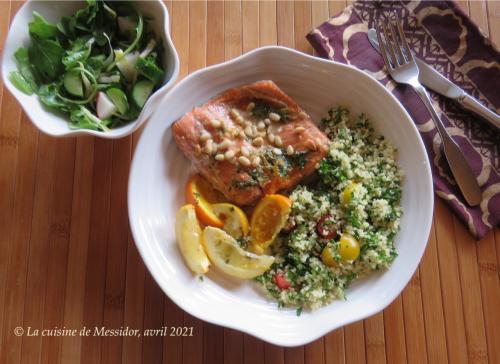 Pavés de truite, façon gremolata + de Messidor | Photo de Messidor