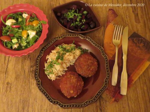 Petits pains de viande aux épices à tourtière + de Messidor | Photo de Messidor