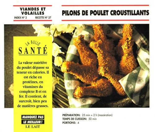 Pilons de poulet croustillants de Bon Appétit | Photo de PassionRecettes