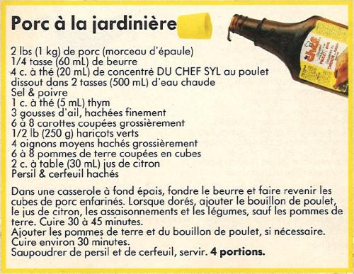 Porc à la jardinière de Du Chef Syl | Photo de PassionRecettes