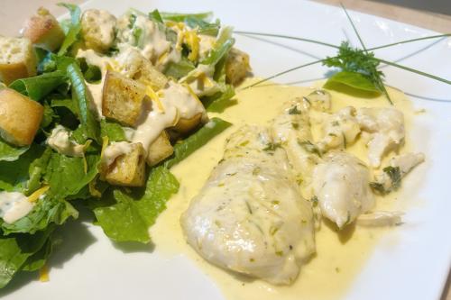 Poulet crémeux au cheddar et aux herbes à l'instant pot de Mireille | Photo de Mireille