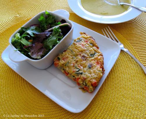 Quiche sans croûte aux légumes de Messidor | Photo de Messidor