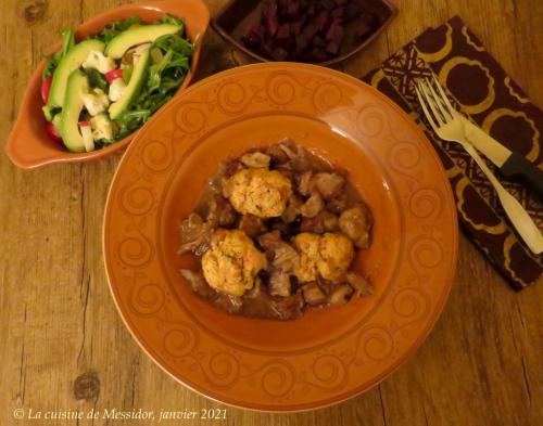 Ragoût de pattes simplifié et boulettes de pâte + de Messidor | Photo de Messidor