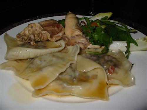 Raviolis aux champignons et aux pistaches de Messidor | Photo de Messidor