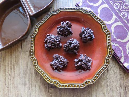 Rochers au chocolat, aux pacanes et aux pvt + de Messidor | Photo de Messidor