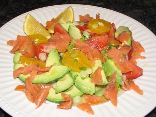 Salade avocat et saumon fumée de Nell | Photo de Nell