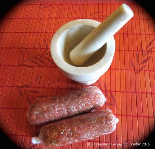 Saucisses italiennes maison de Messidor | Photo de Messidor