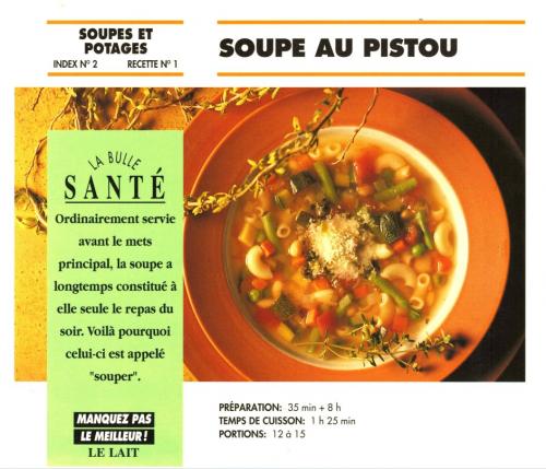 Soupe au pistou de Bon Appétit | Photo de PassionRecettes