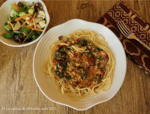 Spaghetti au thon, sauce tomate exquise + de Messidor | Photo de Messidor