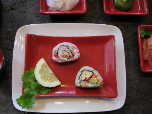 Sushis de crevettes, crabe ou surimi. de Nell | Photo de Nell