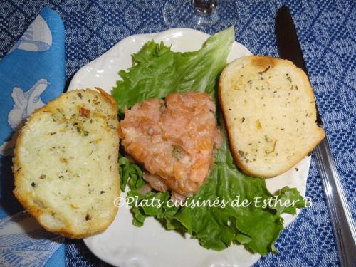 Tartare de saumon de Esther B | Photo de Estherb