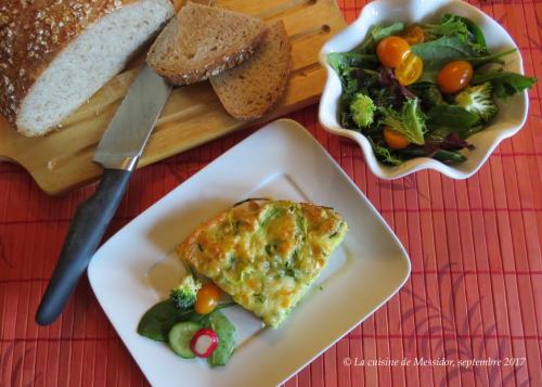 Tarte facile aux courgettes et au cheddar de Messidor | Photo de Messidor