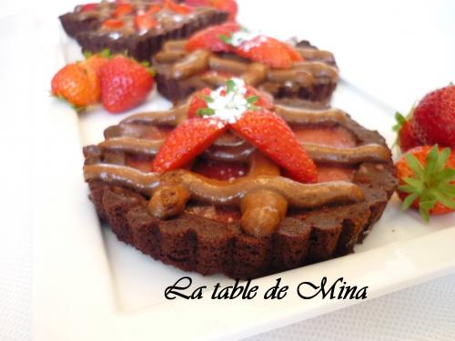 Tartelettes choco-fraises de Mamina13 | Photo de Mamina13