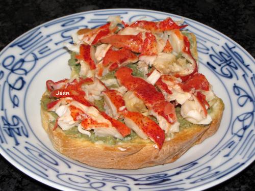 Tartine de homard de Nell | Photo de Nell