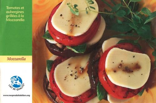 Tomates et aubergines grillées à la mozzarella | Photo de PassionRecettes