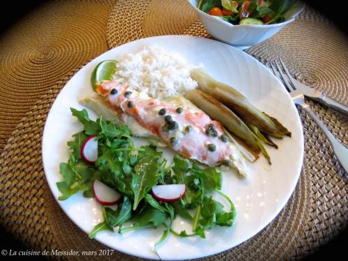 Aiglefin au saumon fumé, sauce crémeuse à la lime + de Messidor | Photo de Messidor