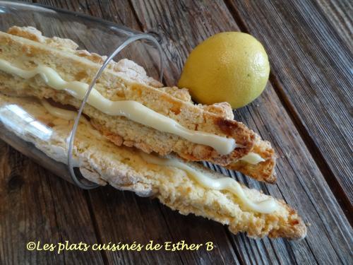 Biscotti au citron et au chocolat blanc de Esther B | Photo de Estherb