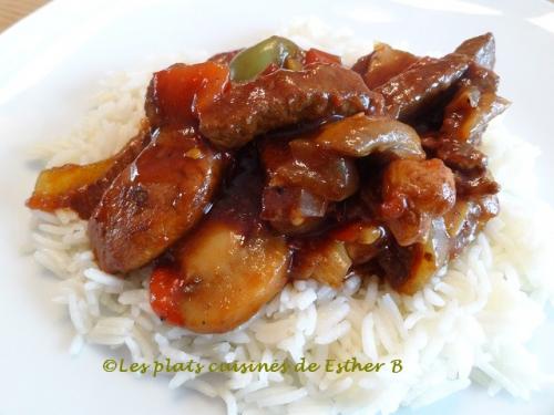 Boeuf aux poivrons (pepper steak) de Esther B | Photo de Estherb