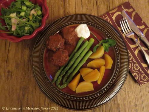 Boulettes aux merguez, sauce au vin rouge + de Messidor | Photo de Messidor