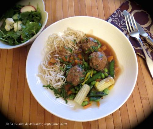 Boulettes de poulet haché à la chinoise de Messidor | Photo de Messidor