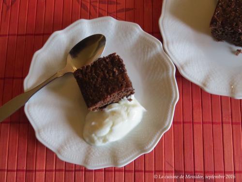 Brownies à saveur de pain d'épice de Messidor | Photo de Messidor