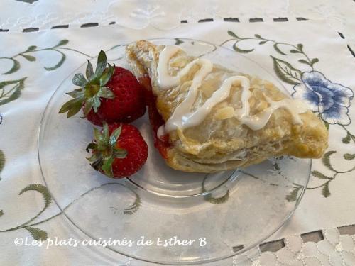 Chaussons aux fraises et rhubarbe de Estherb | Photo de Estherb