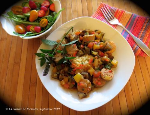 Couscous express aux saucisses de poulet + de Messidor | Photo de Messidor