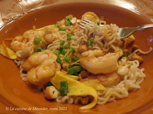 Crevettes à l'orange, façon asiatique + de Messidor | Photo de Messidor