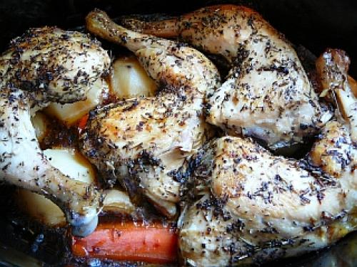 Cuisses de poulet aux herbes de provence pour mijoteuse de Marilouise | Photo de Marilouise