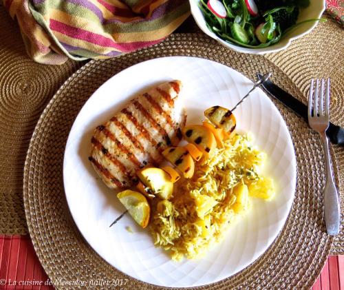 Escalopes de poulet bbq, riz exquis à l'ananas + de Messidor | Photo de Messidor