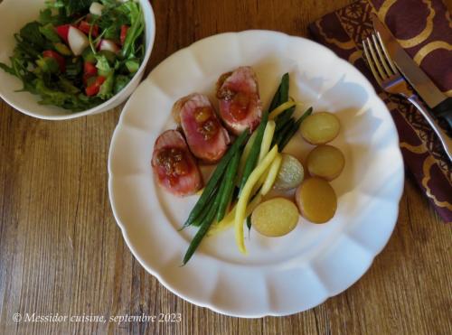 Filet de porc au prosciutto à la compote de physalis + de Messidor | Photo de Messidor