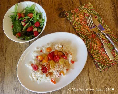 Filets d'aiglefin en papillotes de tomates confites + de Messidor | Photo de Messidor