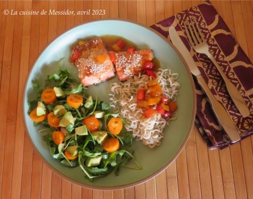 Filets de truite au goût d'orange, façon fusion + de Messidor | Photo de Messidor