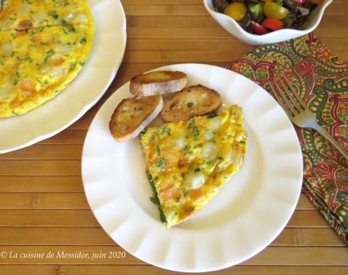 Frittata délice, asperges et saumon fumé + de Messidor | Photo de Messidor