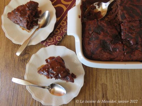 Gâteau-pouding chocolaté aux mandarines de Messidor | Photo de Messidor