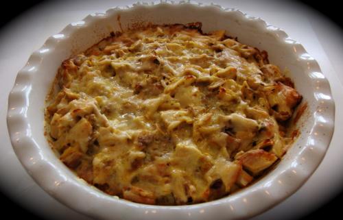 Gratiné de restes de dinde à la croûte au riz de Messidor | Photo de Messidor