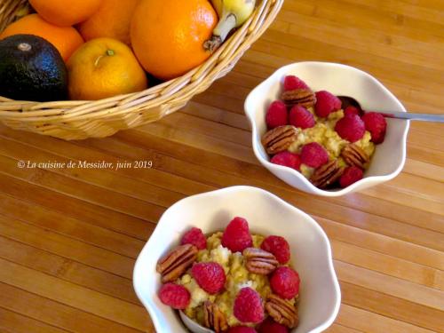 Gruau aux oeufs et aux petits fruits de Messidor | Photo de Messidor