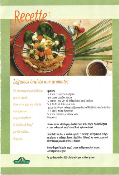 Légumes braisés aux aromates de Arctic Gardens | Photo de PassionRecettes