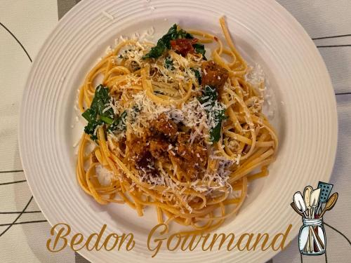 Linguines à la saucisse et à la chicorée de Bedon Gourmand | Photo de Bedon gourmand