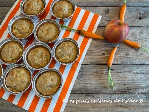 Muffins aux carottes et pomme de Estherb | Photo de Estherb