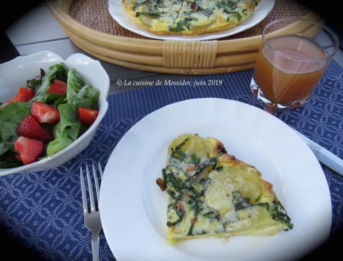 Omelette à la courgette et aux pommes de terre + de Messidor | Photo de Messidor