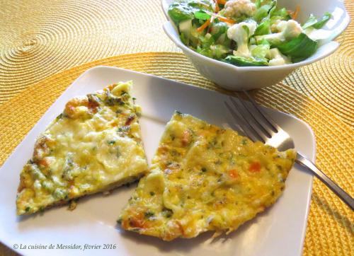 Omelette de tortellinis au saumon fumé de Messidor | Photo de Messidor