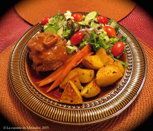 Osso buco de porc, sauce bbq à la bière de Messidor | Photo de Messidor